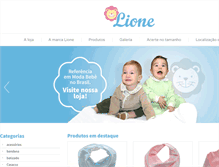 Tablet Screenshot of lione.com.br